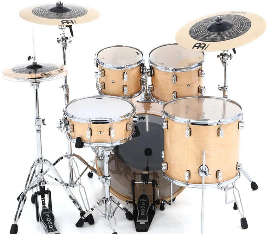 PDP Concept Maple 5-Piece Shell Pack 22", Natural Lacquer, Chrome Hardware