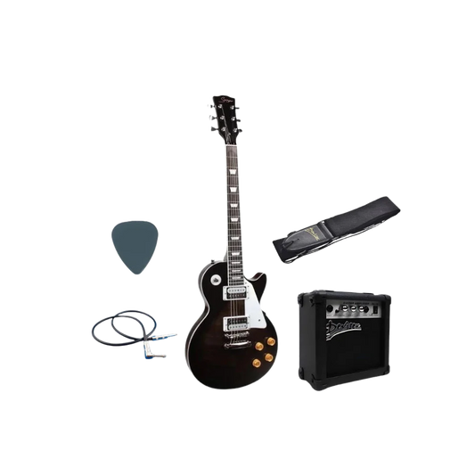 Deviser Electric Guitar (Les Paul Style) Bundle