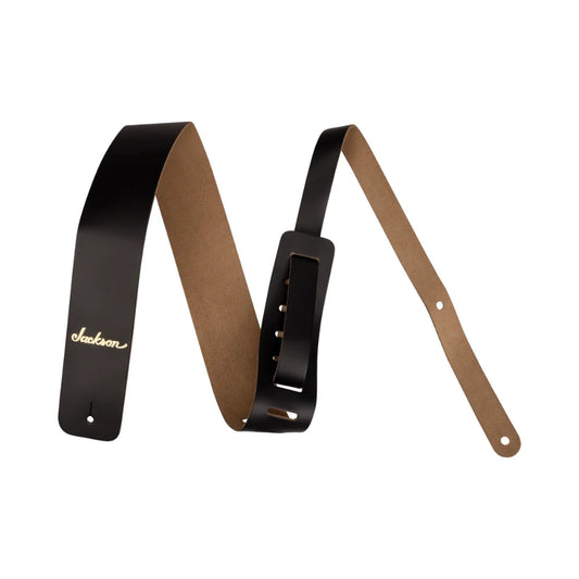 Jackson Leather Guitar Strap, Black