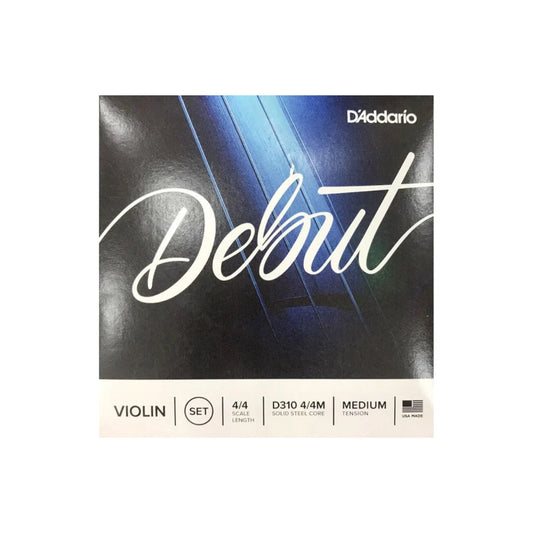 D'Addario Debut Violin String 4/4 - Medium D310