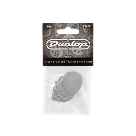 Jim Dunlop BIG STUBBY® NYLON PICK 1.0MM 445P100 (6 Pack)