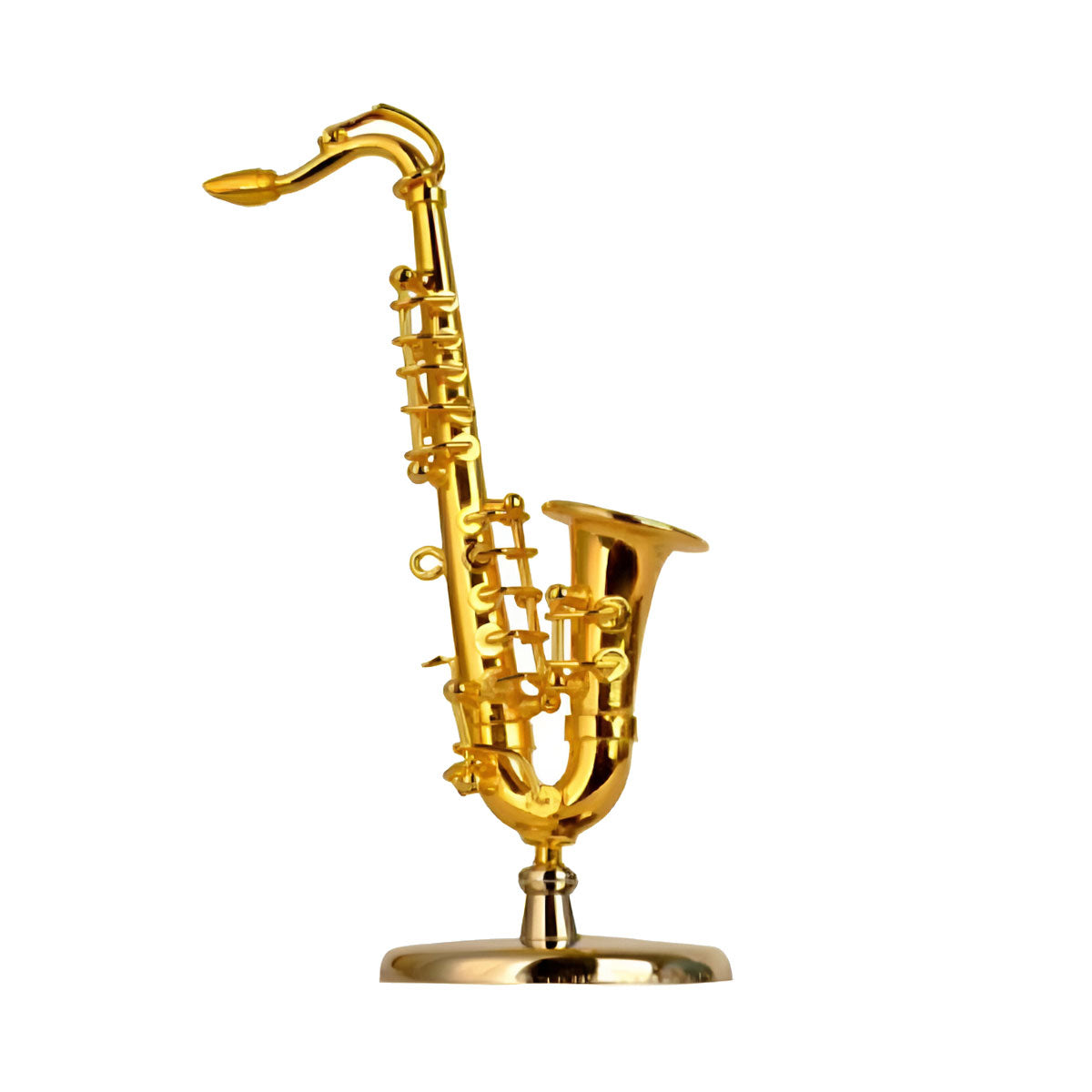 Signature MG-203 Mini Saxophone Statue – Gold Finish