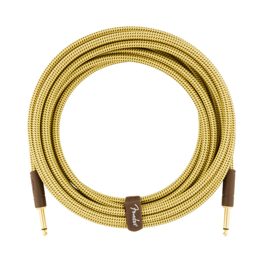 Fender Deluxe Series Instrument Cable, Straight/Straight, 10', Tweed