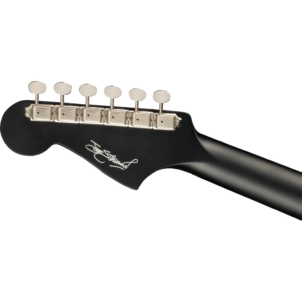 Fender Joe Strummer Campfire Acoustic Guitar – Black Matte (with Deluxe Gig Bag)