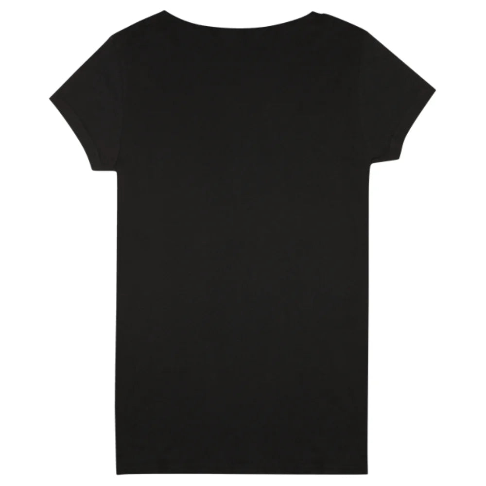 Fender Spaghetti Logo Women's Tee, Black (Multiple Sizes Available)