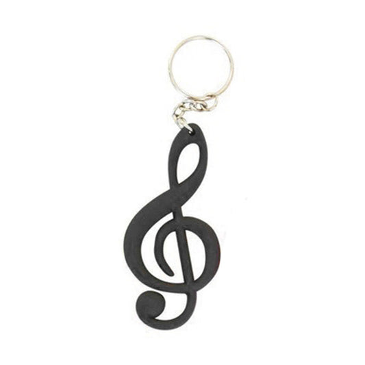 Signature MG-46B PVC Treble Clef Musical Note Keychain
