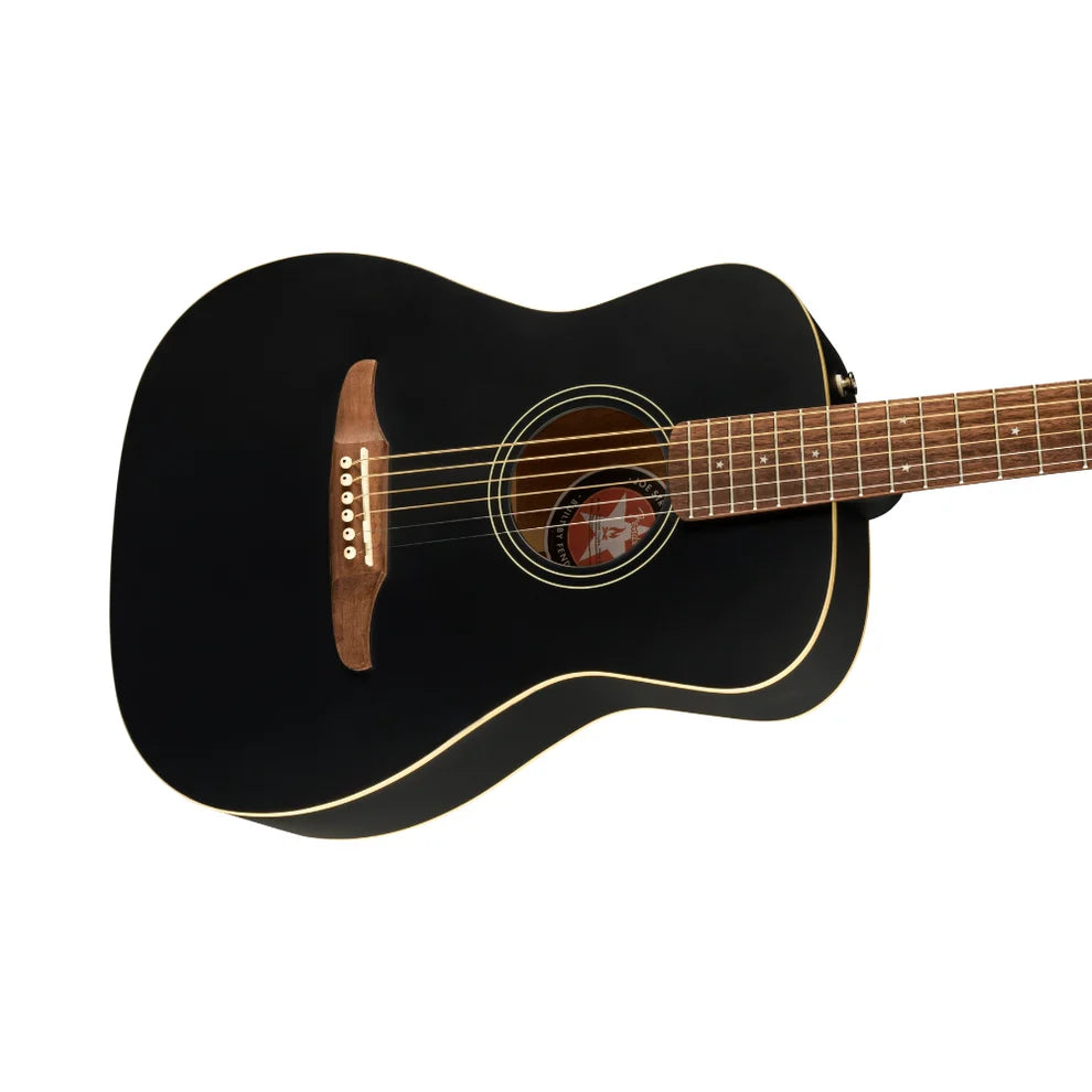 Fender Joe Strummer Campfire Acoustic Guitar – Black Matte (with Deluxe Gig Bag)