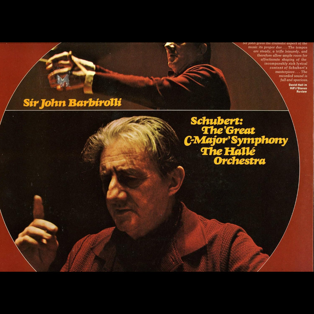 Schubert – Symphony No. 4 “Tragic” Barbirolli & Vienna Philharmonic 12" Vinyl