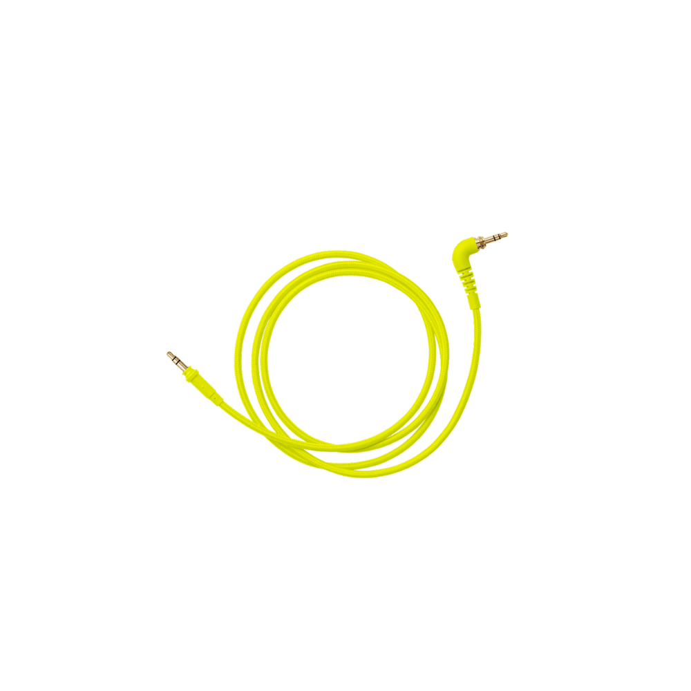 AIAIAI TMA-2 C11 Straight Woven Cable, Neon Yellow, 1.2 m