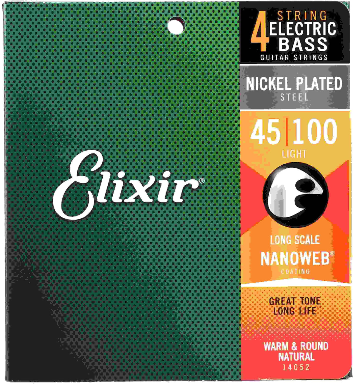 Elixir Strings Bass 4-String Nanoweb Light