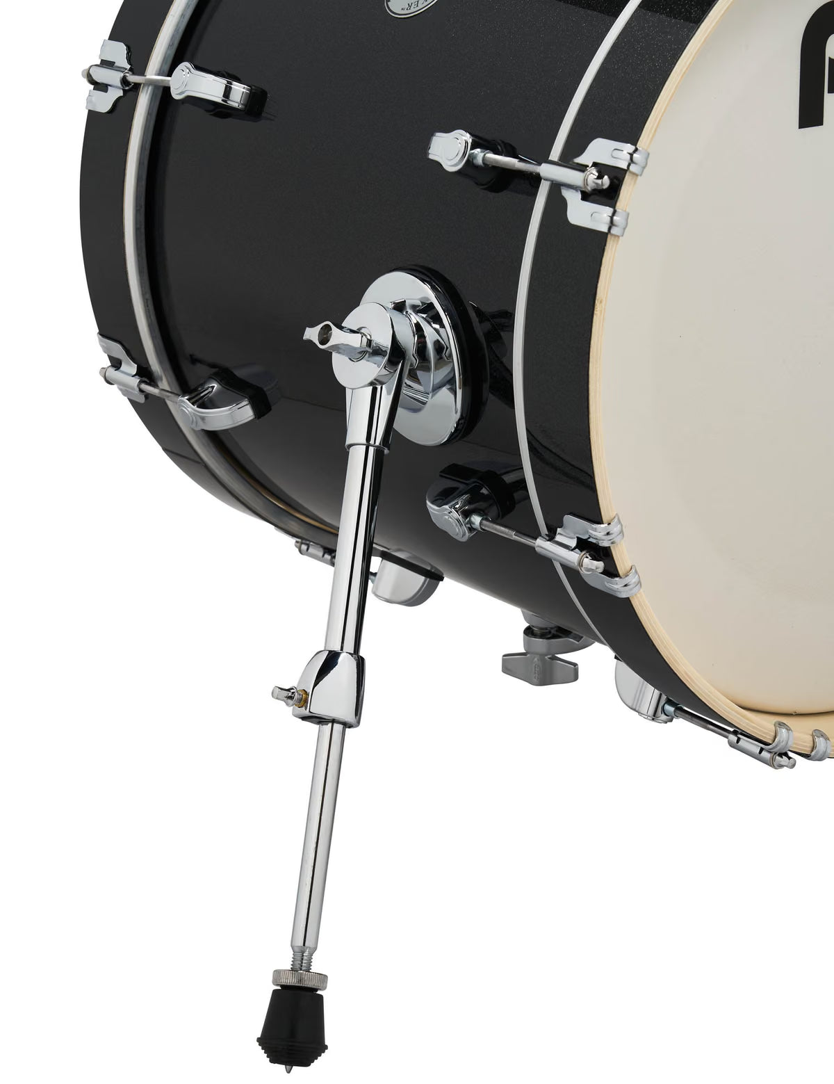 PDP New Yorker 4-Piece Shell Pack 16", Black Onyx Sparkle, Chrome Hardware