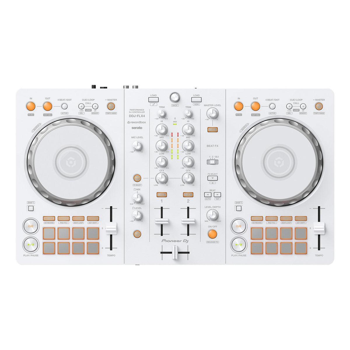 Pioneer DJ DDJ-FLX4-W 2-Channel DJ Controller, White