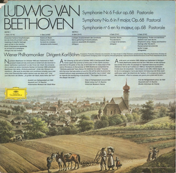 Beethoven Symphony No. 6 “Pastorale” Karajan & Berlin Philharmonic 12" Vinyl