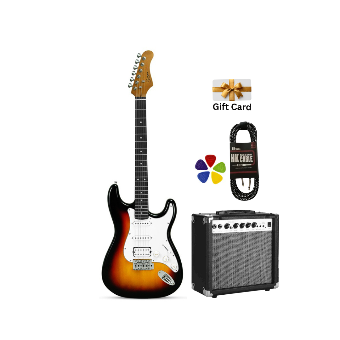 Smiger L-G1 Electric Guitar With 15W Amplifier Bundle