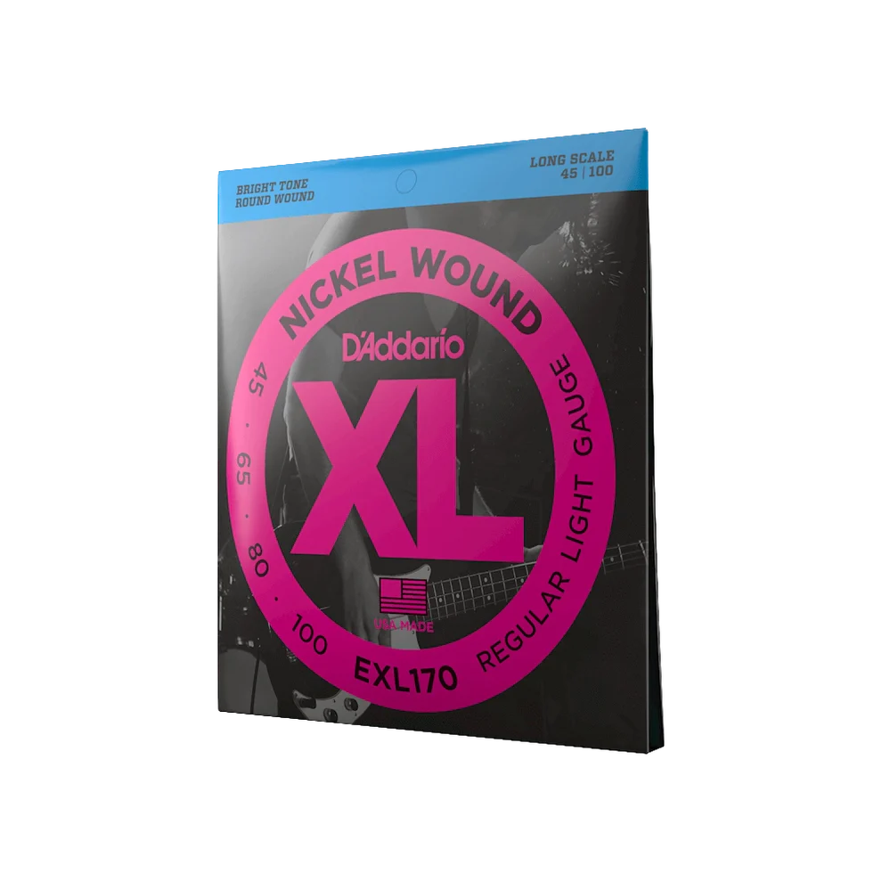 D'Addario 45-100 Regular Light Long Scale Bass Strings EXL170