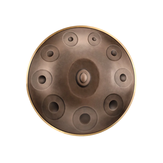 HLURU HG10-Bronze STL Handpan Drum 10 notes 22"