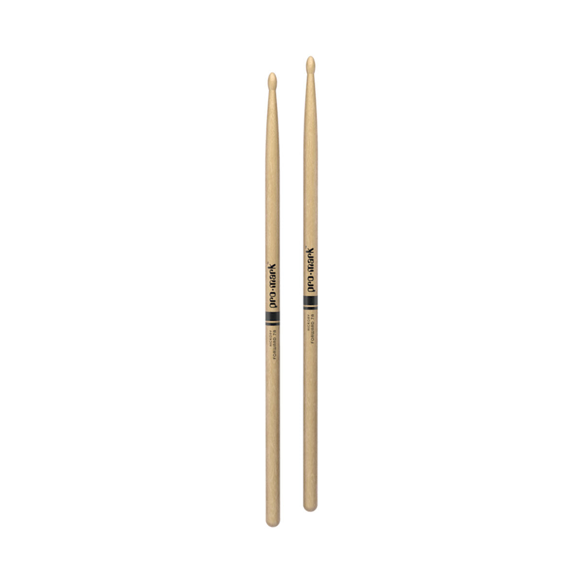 Promark TX7AW 7A Forward Lacquered Hickory Wood Tip Drumsticks