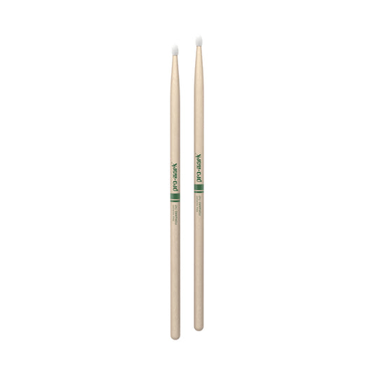Promark TXR747N 747 Classic Forward Raw Hickory Nylon Tip Drumsticks