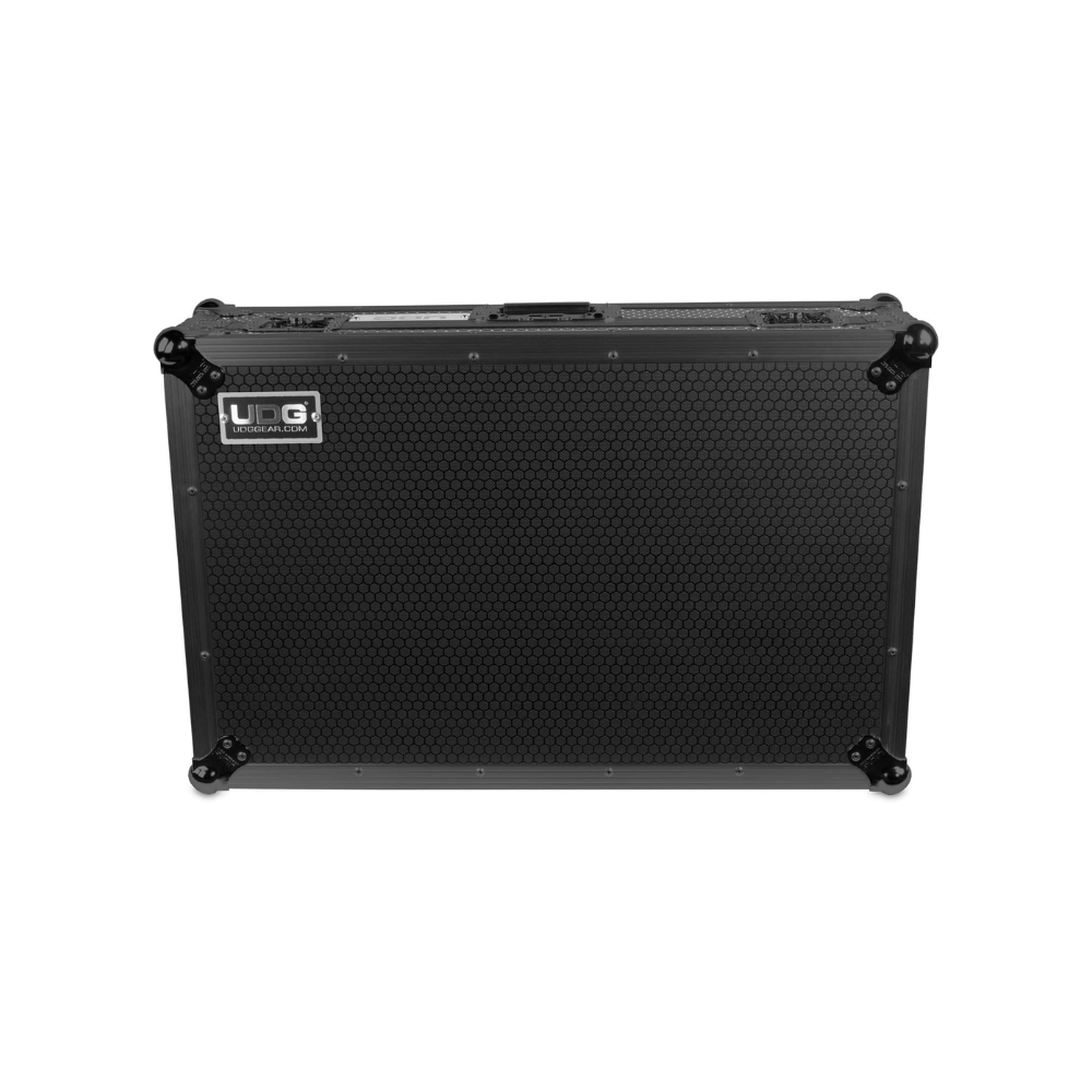 UDG Ultimate flight case for Pioneer XDJ-RX3 with laptop shelf and wheels