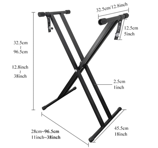 Double X Keyboard Stand