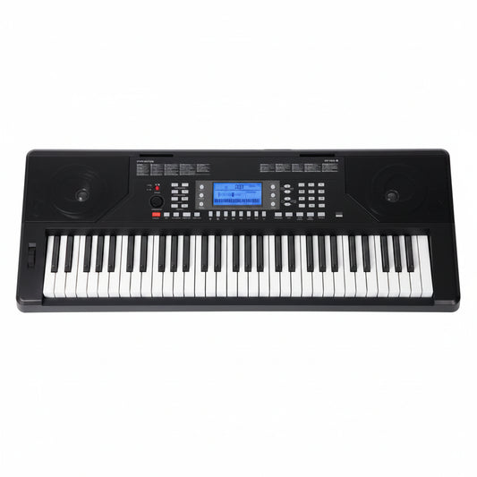 MK18 61-Key Digital Keyboard Piano with Touch Response & Adjustable X-Stand