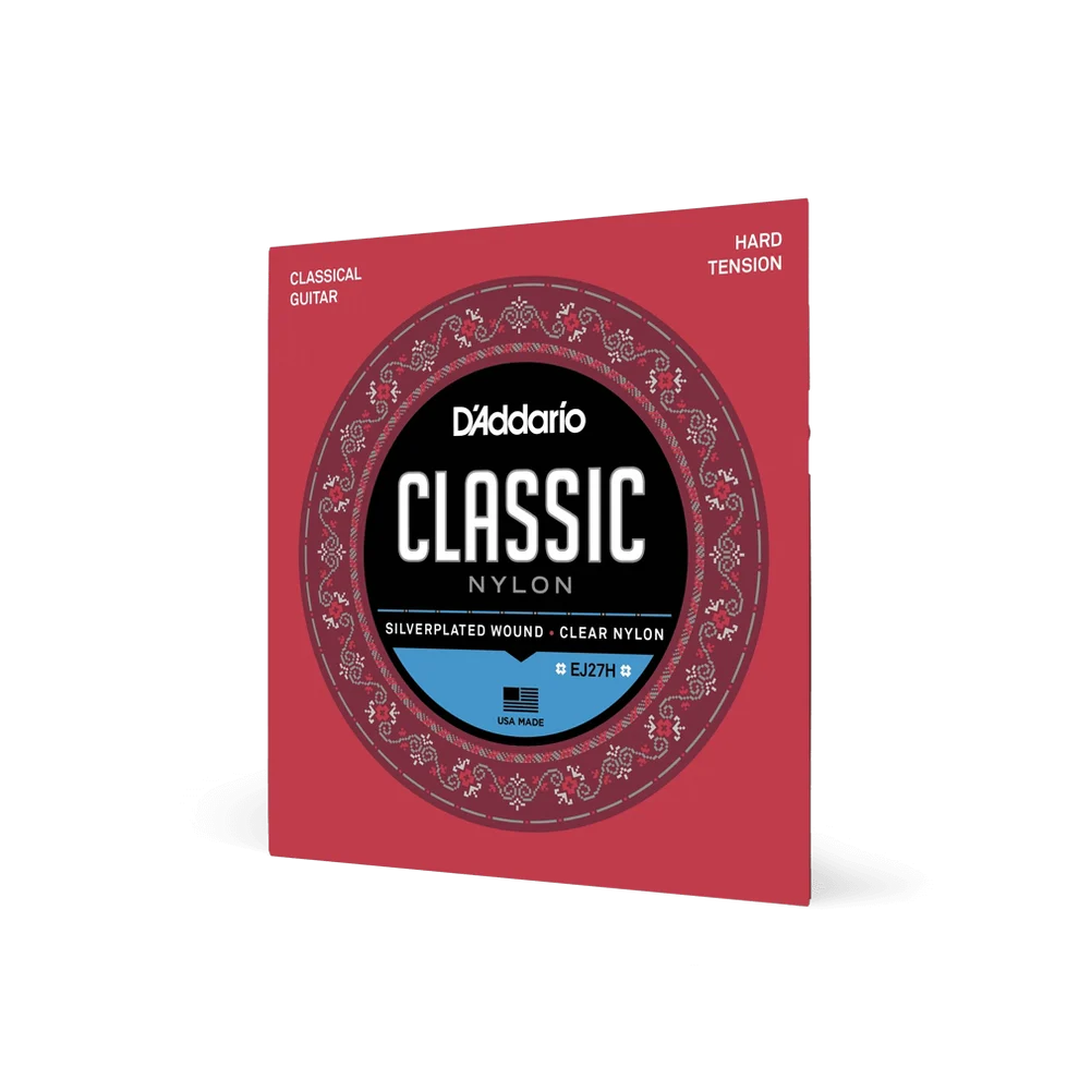 D'Addario Hard Tension Nylon Student Classical Strings EJ27H
