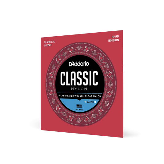 D'Addario Hard Tension Nylon Student Classical Strings EJ27H
