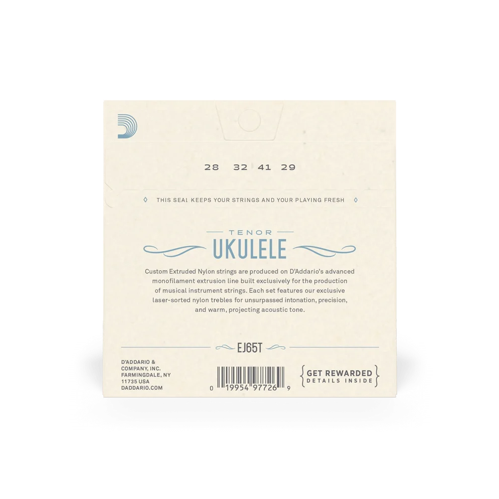 D'Addario Tenor Ukulele String Set EJ65T
