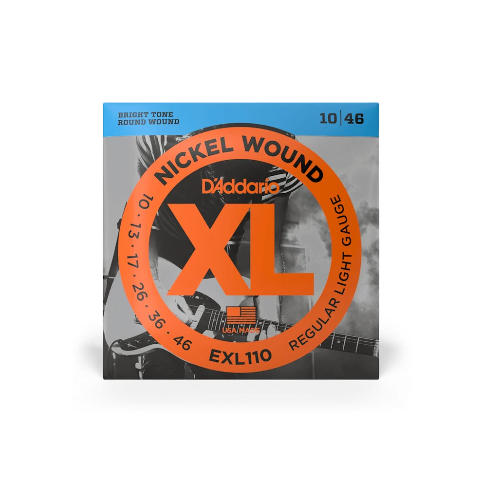 D'Addario 10-46 Regular Light Electric Guitar Strings EXL110