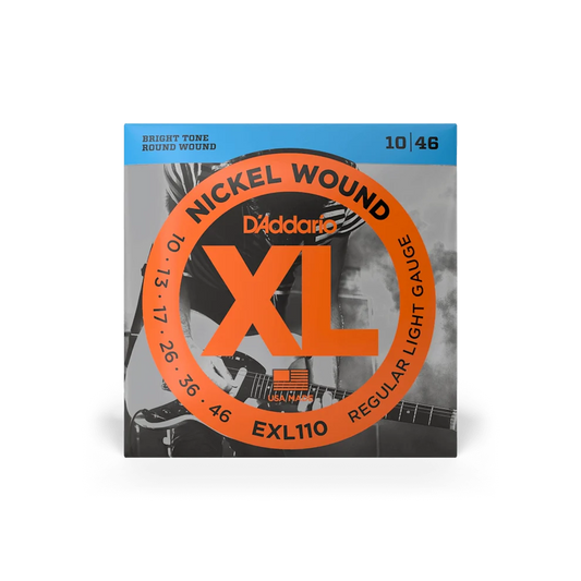 D'Addario 10-46 Regular Light Electric Guitar Strings EXL110