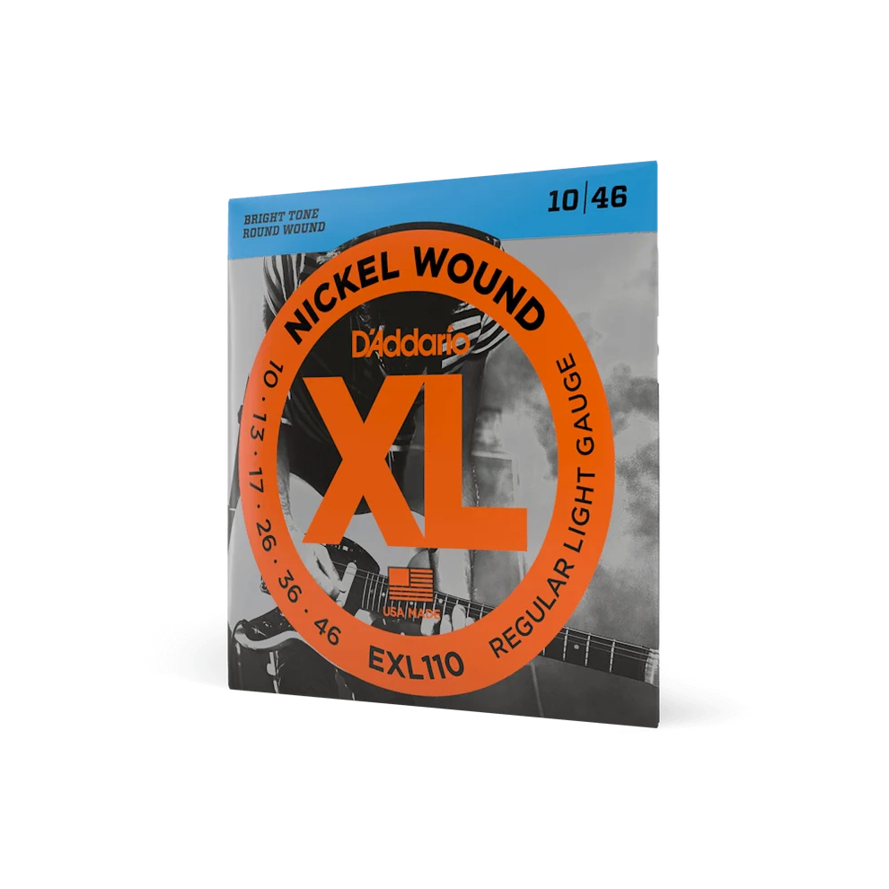 D'Addario 10-46 Regular Light Electric Guitar Strings EXL110