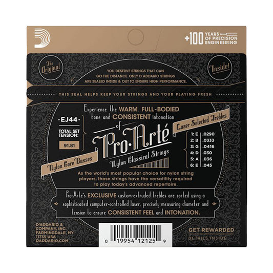 D’addario EJ44 Pro-Arte Extra Hard Tension Nylon Classic Guitar Strings