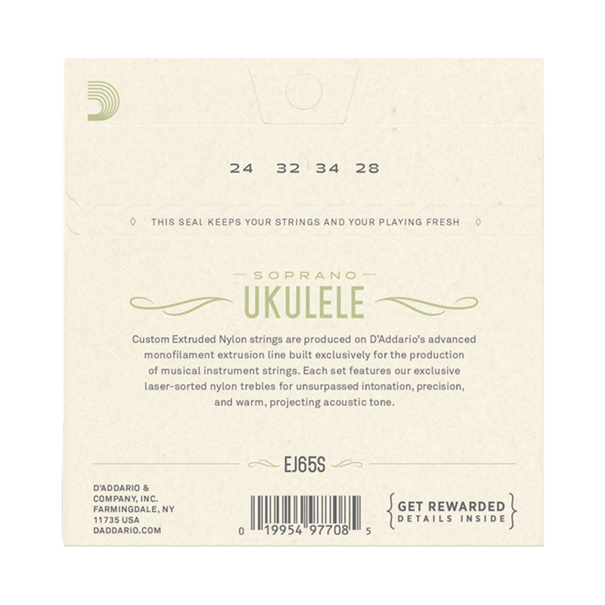 D’addario EJ65S Pro-Arte Soprano Ukulele Strings
