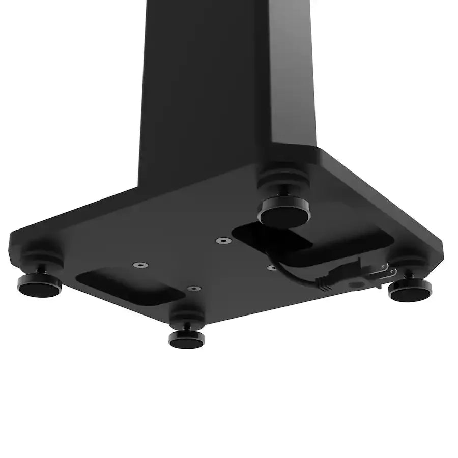 Kanto SX26 Universal Fillable Speaker Floor Stands for Bookshelf Speakers, Black (Sold in Pairs)