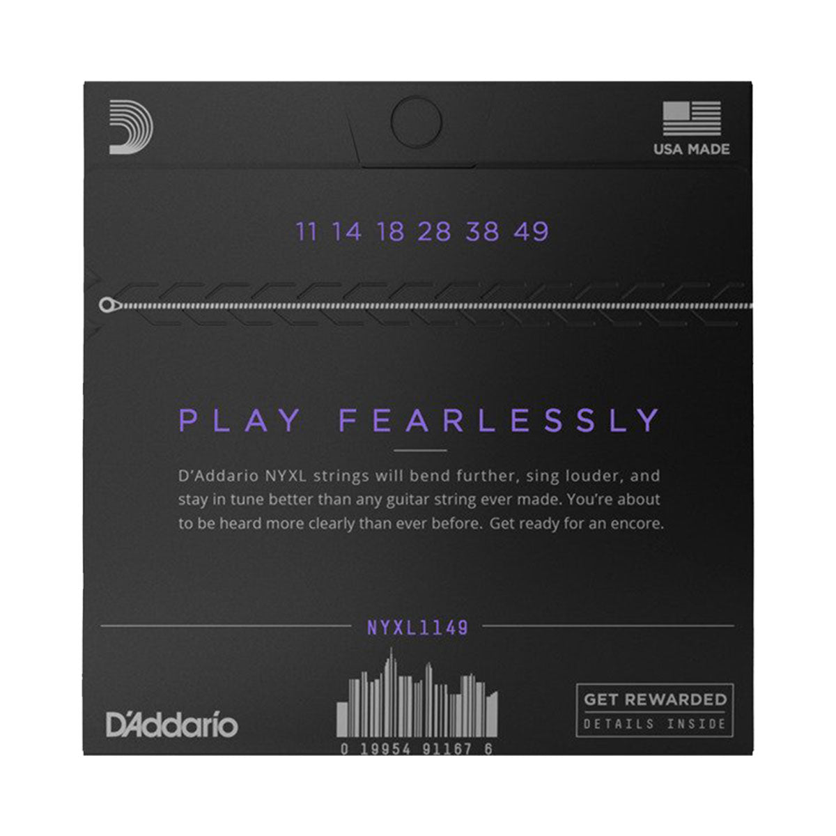 D’addario NYXL1149 11-49 Medium Electric Guitar Strings