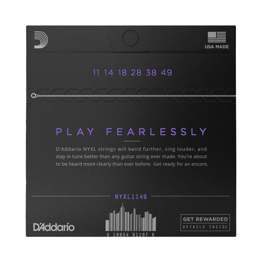 D’addario NYXL1149 11-49 Medium Electric Guitar Strings