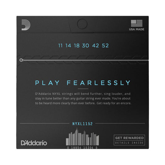 D’addario NYXL1152 11-52 Medium Top/Heavy Bottom Electric Guitar Strings