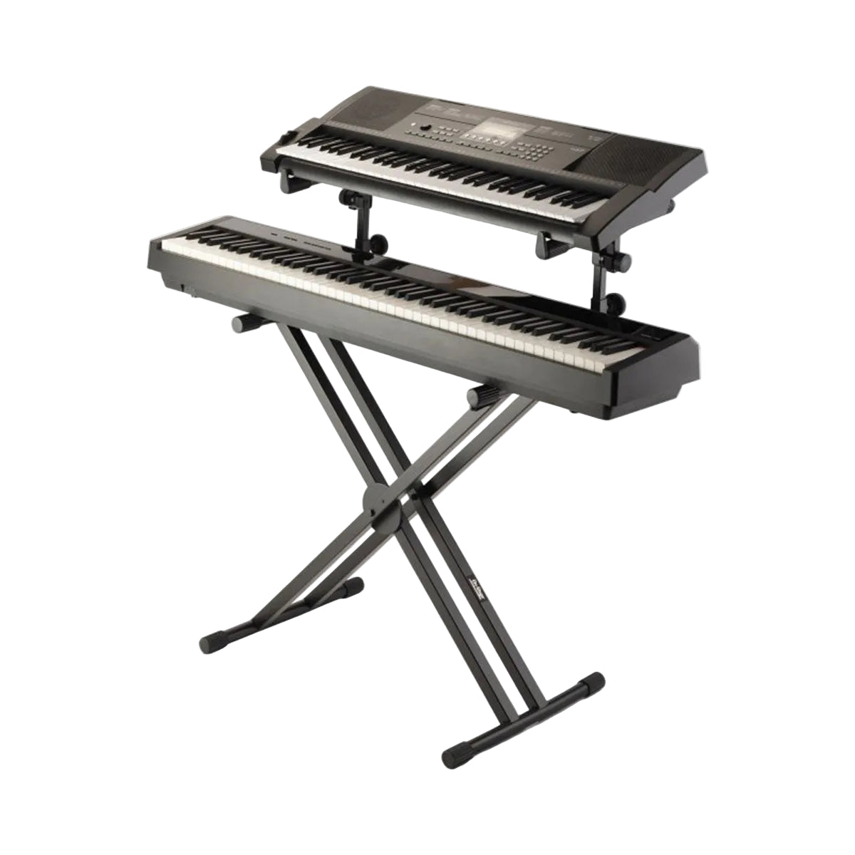 On-Stage KS7292 Double-X Ergo-Lok Keyboard Stand with Second Tier