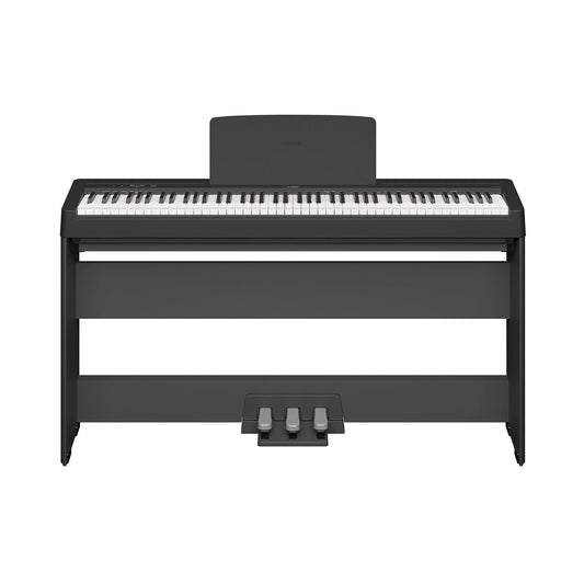 Yamaha P-145 Portable Digital Piano with Wooden Stand and Pedal Unit