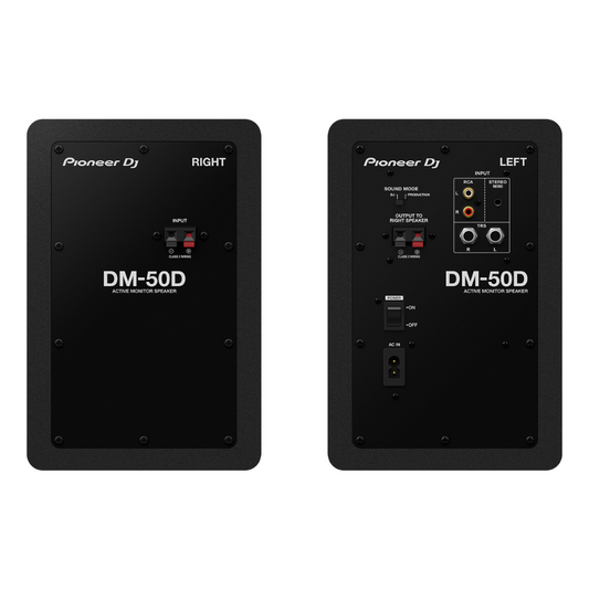 Pioneer DJ DM-50D-K 5" Desktop Monitor System, Black