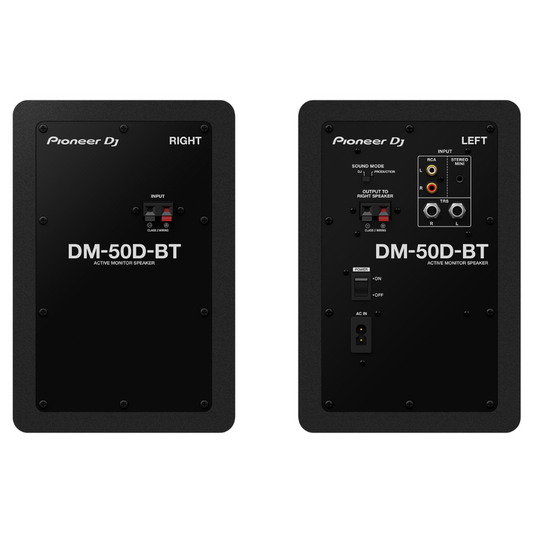 Pioneer DJ DM-50D-K 5" Desktop Monitor System with Bluetooth, Black