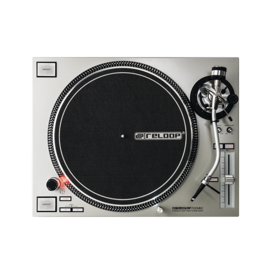 Reloop RP-7000 MK2 DJ Turntable, Silver
