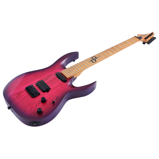 Solar Guitars AB1.6HTPB – Trans Purple Burst Matte
