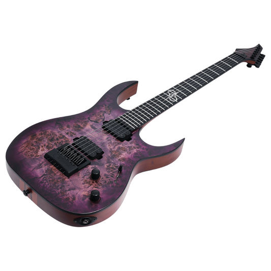 Solar Guitars S1.6PP – Poplar Purple Burst Matte