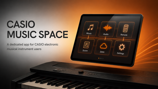 Casio Music Space app feature overview