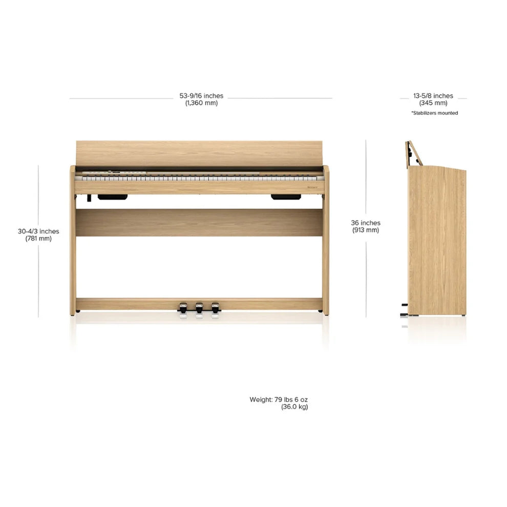 Roland F701 Digital Piano (Multiple Colors Available)