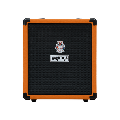 Orange Crush Bass 25 – 25W Bass Combo Amp with Parametric EQ, Tuner, CabSim Headphone Output & Aux Input