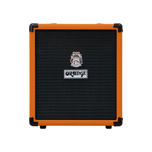 Orange Crush Bass 25 – 25W Bass Combo Amp with Parametric EQ, Tuner, CabSim Headphone Output & Aux Input