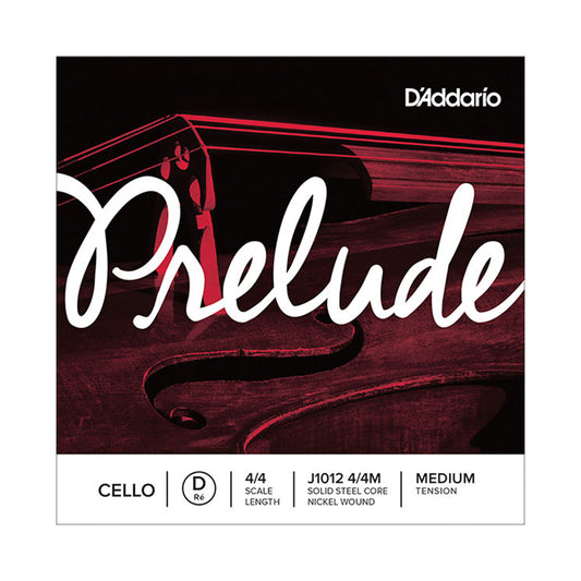 D’Addario J1012 4/4M Prelude Single D Cello String