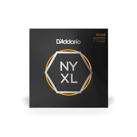 D'Addario 10-59 Regular Light 7-String Electric Guitar Strings NYXL1059